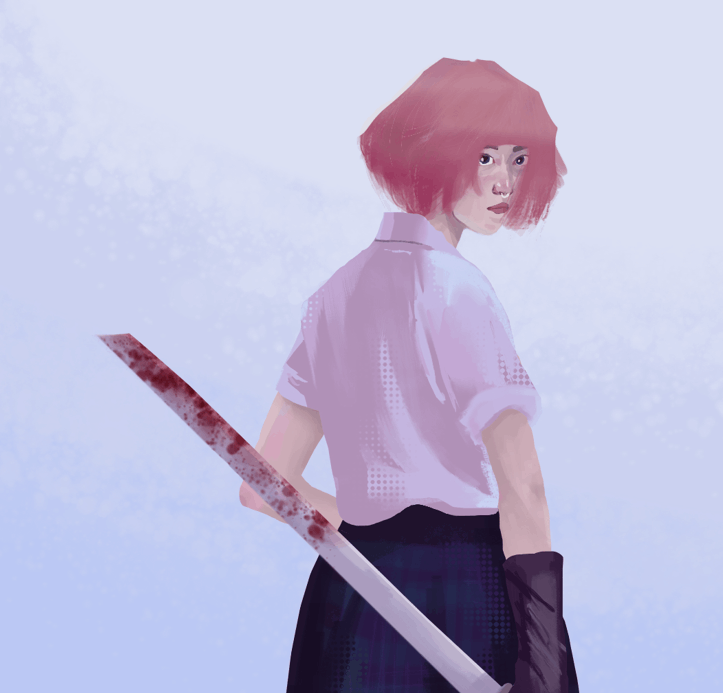 Girl Drawing by CrowHead Media