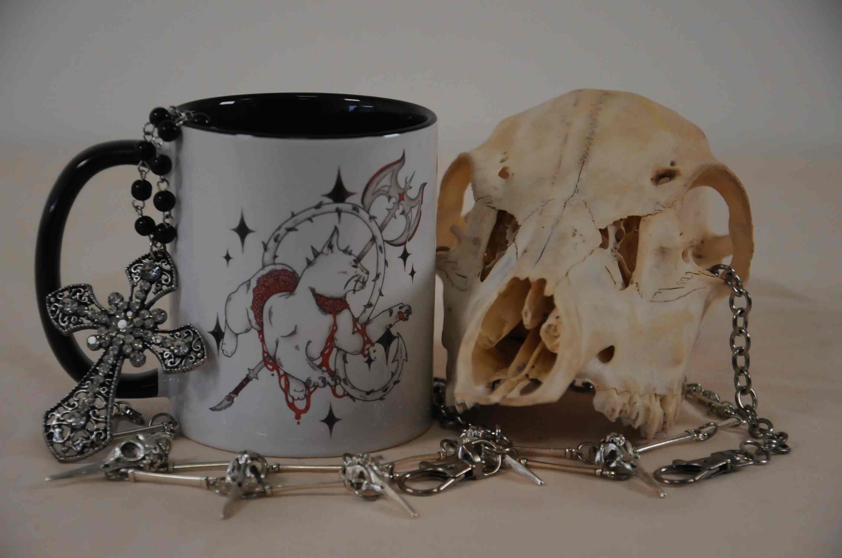 cat print mug